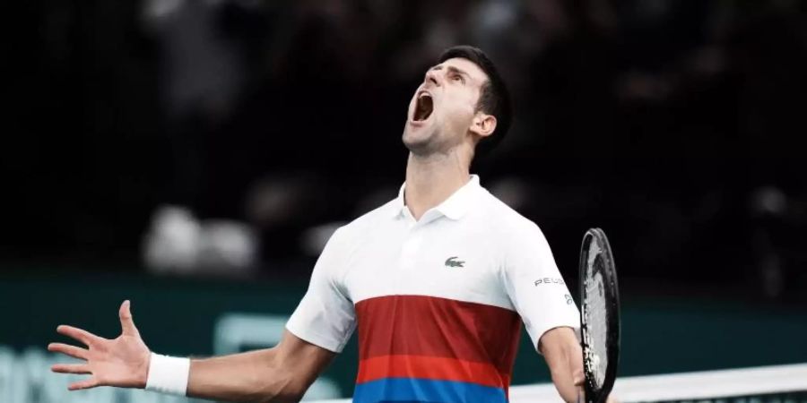 Novak Djokovic hat das Turnier in Paris gewonnen. Foto: Thibault Camus/AP/dpa