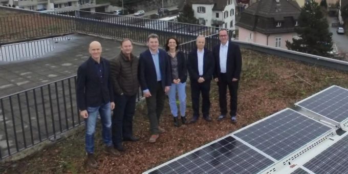 Die glp Stäfa stellt sechs Behördenmitglieder (v.l.n.r.): Eric Langenskiöld, Peter Märki, Andreas Utz, Claudia Hollenstein, Martin Brenner und Thomas Rilke. glp Stäfa