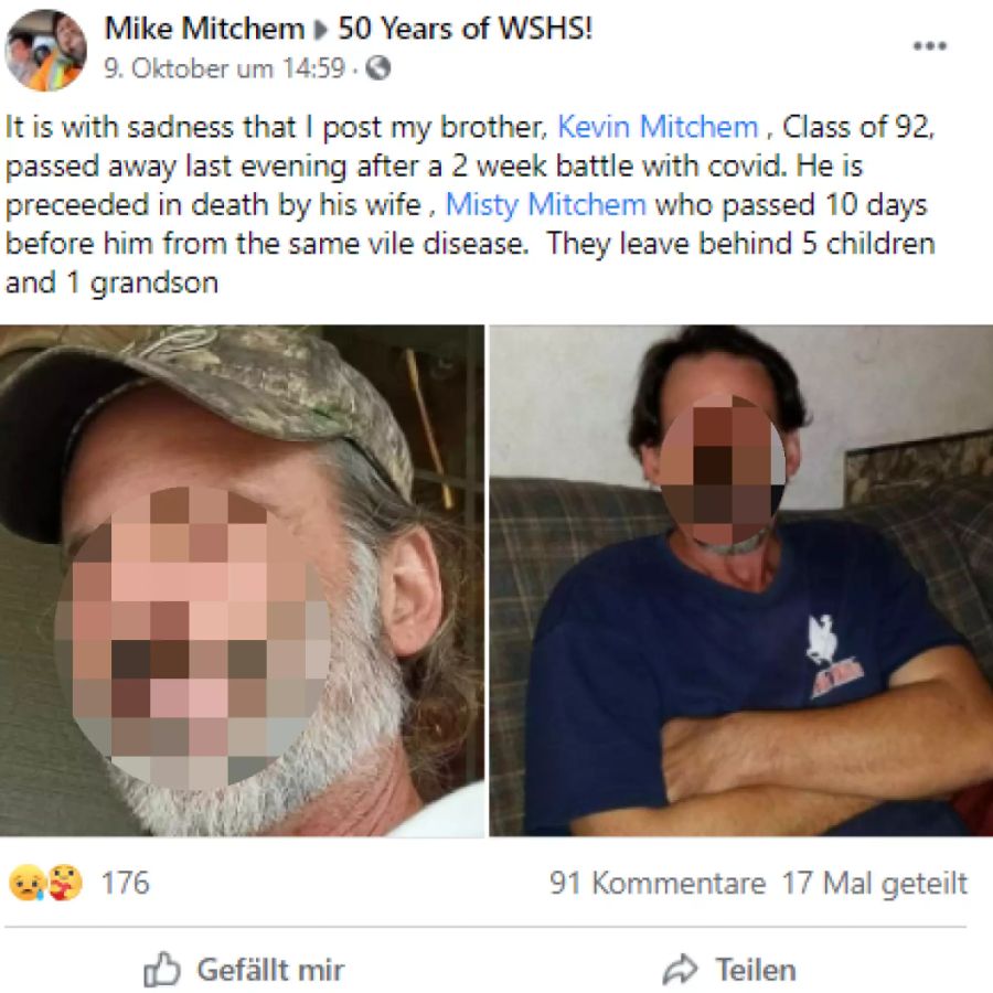 Bruder Mike trauert um Kevin Mitchem.