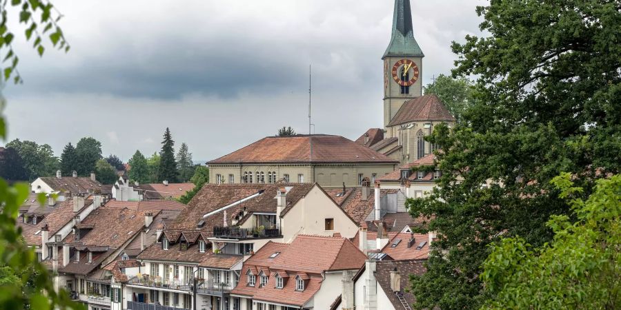 Die evangelisch reformierte Kirche von Burgdorf.