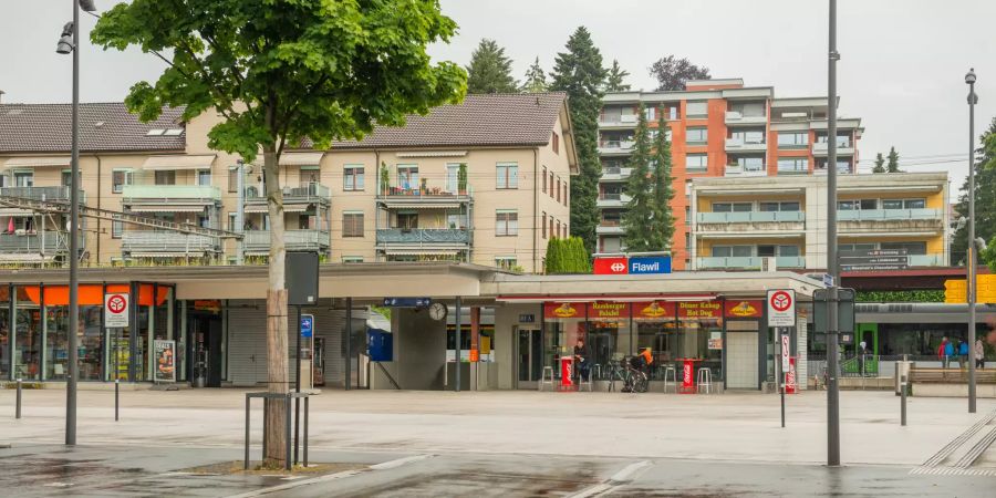 Der Bahnhof in Flawil.