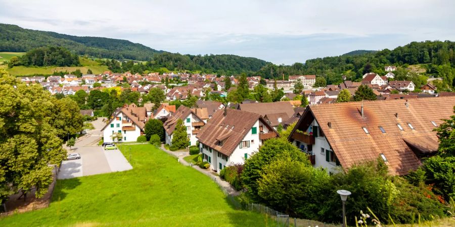 Aussicht über Rorbas-Freienstein.