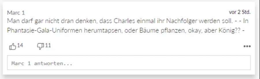 Marc 1 graut es schon vor einem King Charles.