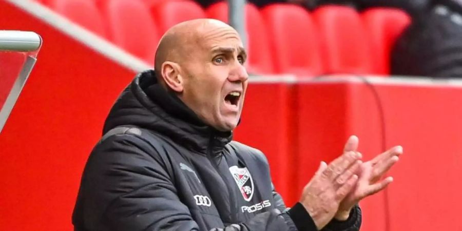 André Schubert ist nicht mehr Trainer des FC Ingolstadt. Foto: Armin Weigel/dpa
