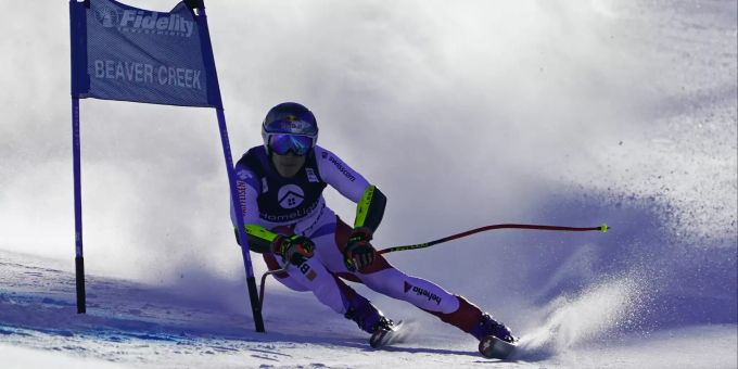 Marco Odermatt im Einsatz beim Super-G in Beaver Creek. Marco Odermatt