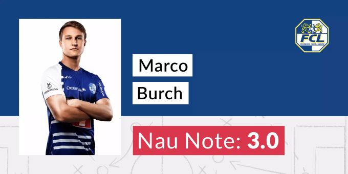 Die Nau-Note für Marco Burch vom FC Luzern. Marco Burch