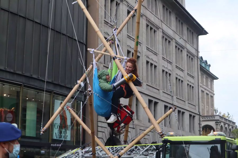 Anfangs Oktober legte sie als Protest den Verkehr in der Stadt Zürich lahm.