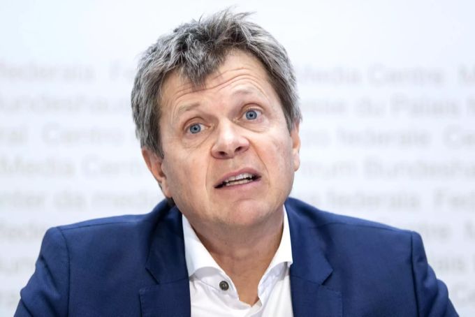 Jürg Grossen (GLP/BE) an einer Medienkonferenz. Grossen GLP Covid-19-Gesetz
