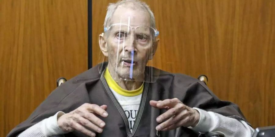 Im Oktober war der Immobilienerbe Robert Durst bereits in Los Angeles wegen Mordes an einer Freundin vor über 20 Jahren zu lebenslanger Haft ohne Bewährung verurteilt worden. Foto: Gary Coronado/Pool Los Angeles Times via AP/dpa