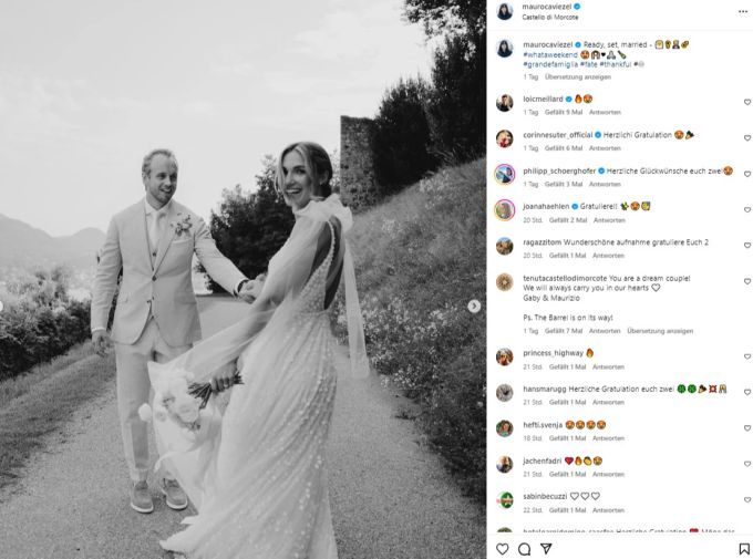 Odi & Co. feiern ExSkistar Mauro Caviezel feiert Traumhochzeit Nau.ch