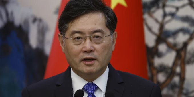 Wurde seit fast einem Monat nicht mehr gesehen: Chinas Aussenminister Qin Gang. Qin Gang