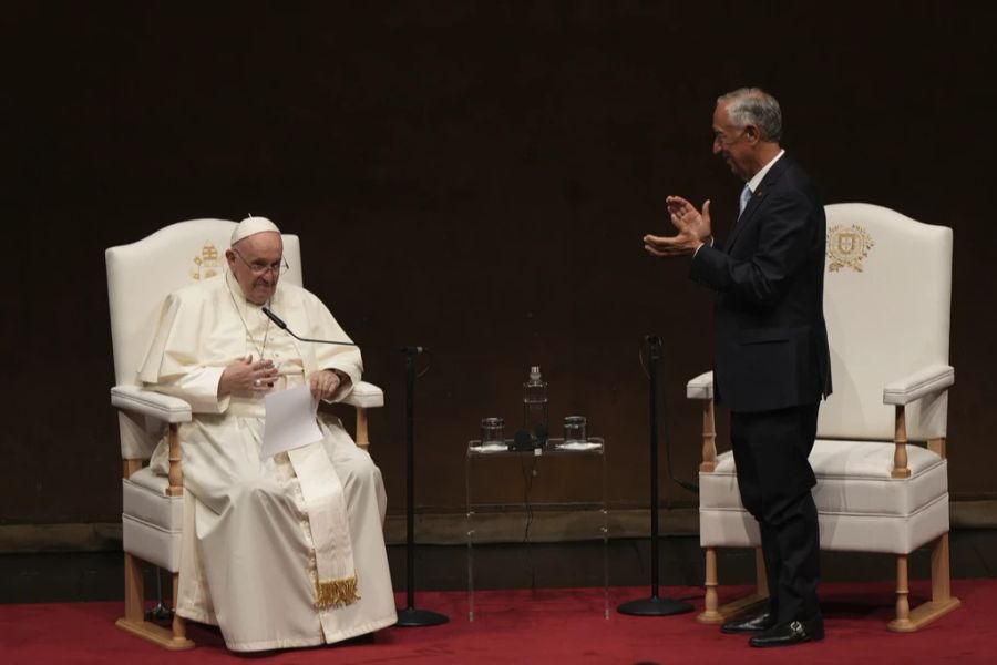 papst franziskus lissabon portugal
