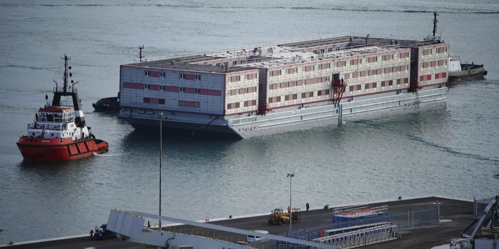 Controversial Accommodation on “Prison Ship” Ends as Pathogens Emerge: Asylum Seekers Abandon English Barge