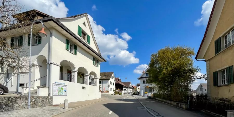 Dorfzentrum Aeugst am Albis.