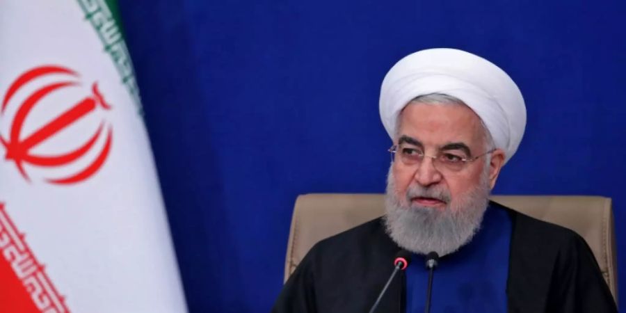 Der scheidende iranische Präsident Ruhani