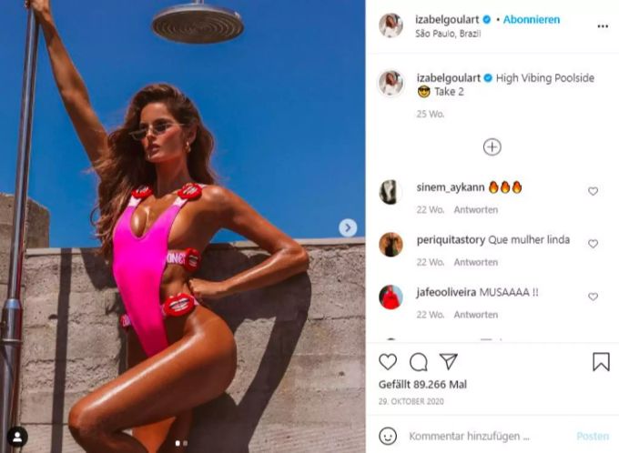 Das brasilianische Supermodel ist mit Frankfurt-Goalie Kevin Trapp verlobt. Kevin Trapp