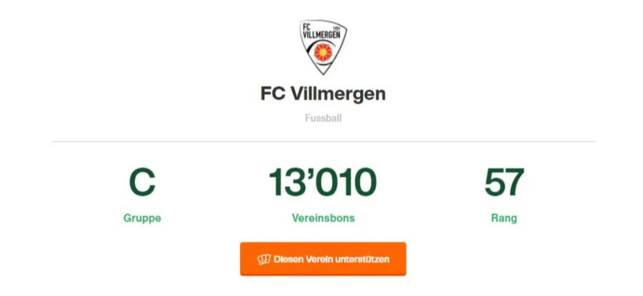 Vereinsbons FC Villmergen
