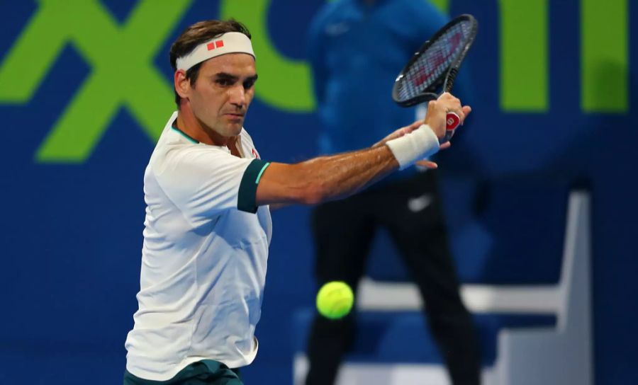 Roger Federer gab in Doha sein Comeback.