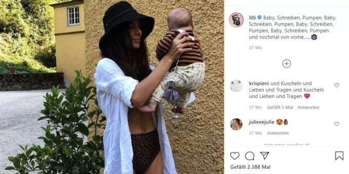 Lilli Hollunder spricht über ihre Probleme während der Schwangerschaft. lilli hollunder