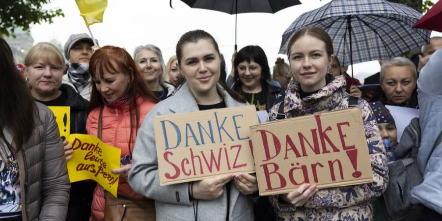 Ukraine-Krieg Flüchtlinge Bern