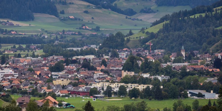 Die Gemeinde Langnau im Emmental.