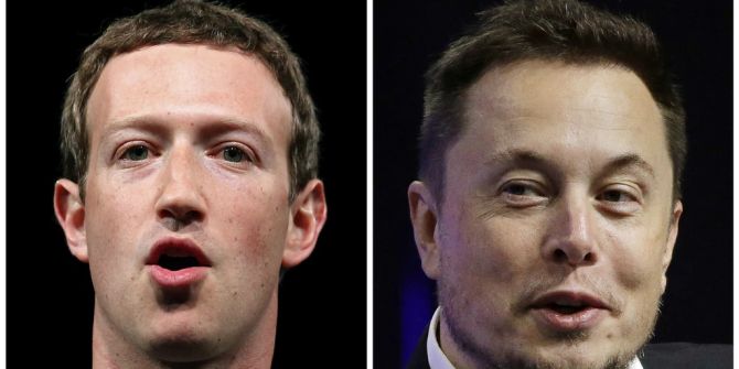 Elon Musk Mark Zuckerberg