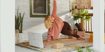 Frau Yoga Boden PC Teppich
