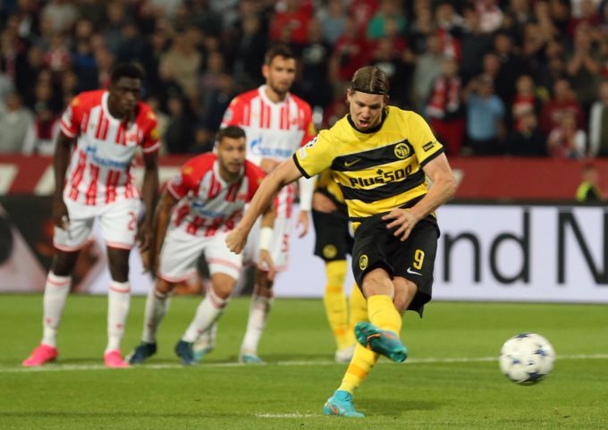 Auch in der Champions League war Cedric Itten für YB zuletzt erfolgreich. Itten YB Champions League