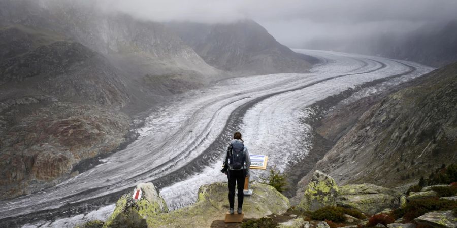 Aletschgletscher Klimawandel Erderwärmung