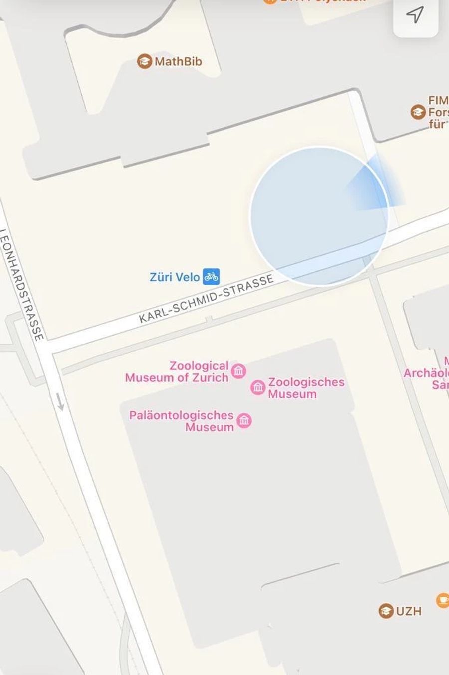 Die Geschichte spielte sich in der Karl-Schmid-Strasse ab.