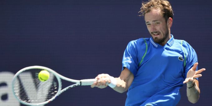 Daniil Medwedew gewinnt das ATP-1000-Turnier in Miami. Daniil Medwedew