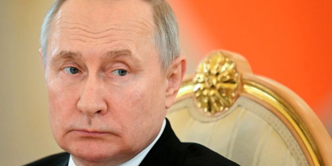 Kremlchef Wladimir Putin. Ukraine Krieg Wladimir Putin