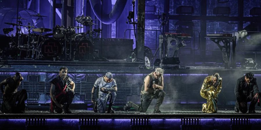 Rammstein bei einem ihrer Auftritte.