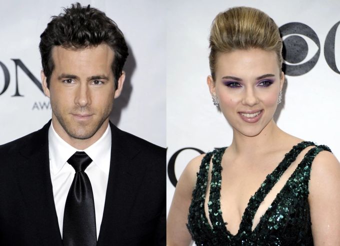 Scarlett Johansson und Ryan Reynolds im Jahr 2010. scarlett johansson ryan reynolds