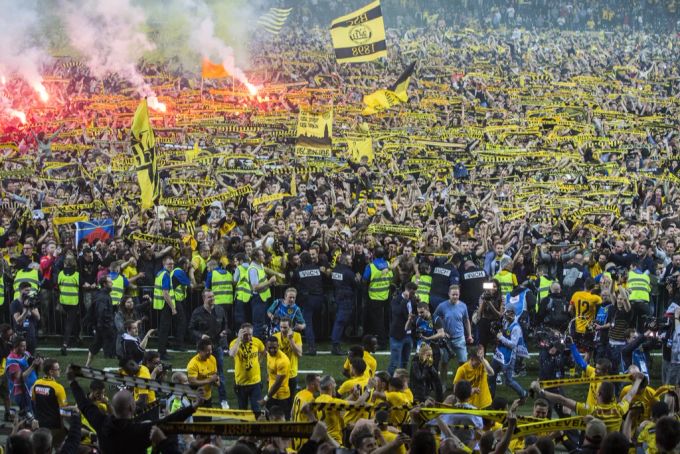 Beim Meistertitel 2018 kennt die Freude bei den Fans von YB keine Grenzen. YB