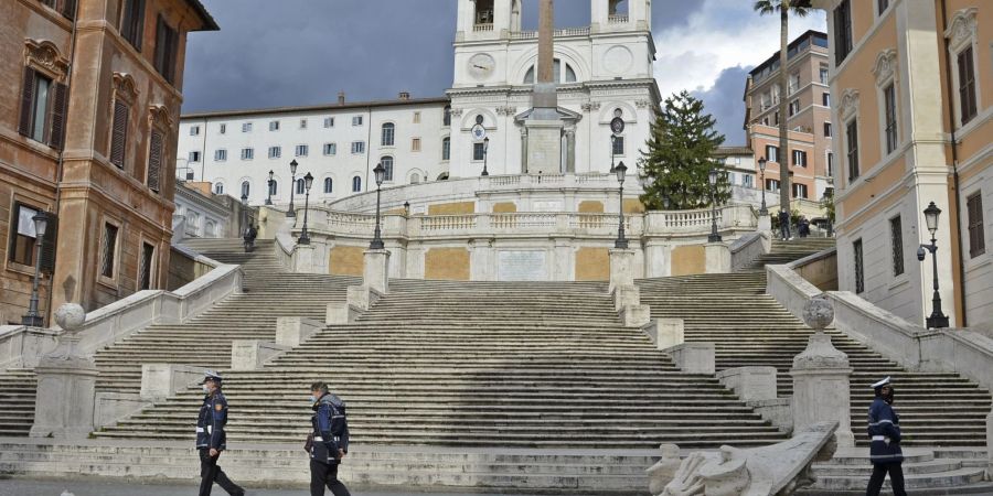 Die berühmte Spanische Treppe in Rom gehört zum Weltkulturerbe.