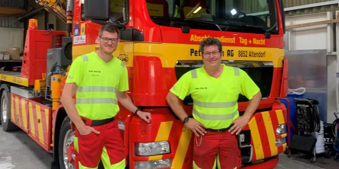 Ramon Senn und Denis Schubiger, Inhaber der Peter Senn AG.