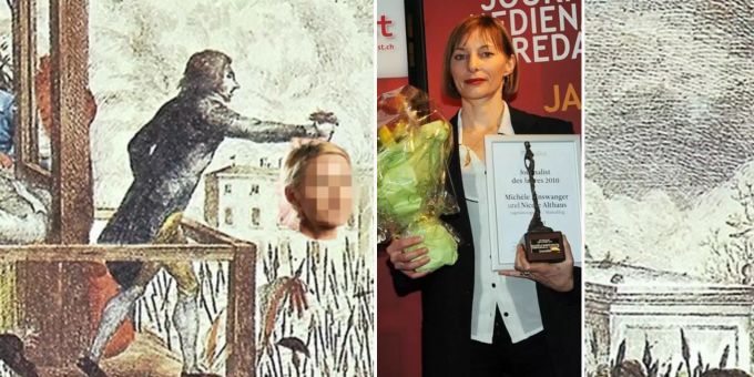 Der Streit um das Meme der durch das Reitschul-Magazin «Megafon» «geköpften» Journalistin Michèle Binswanger wird zum Fall für den Richter. Reitschule Megafon Michèle Binswanger