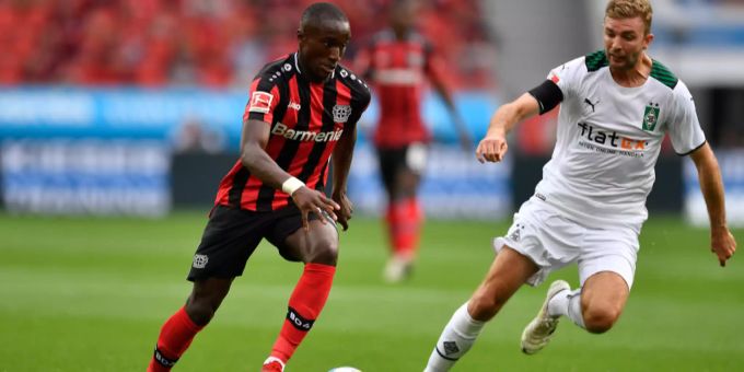 Moussa Diaby machte mit guten Leistungen gegen Union Berlin und Gladbach auf sich aufmerksam. Moussa Diaby