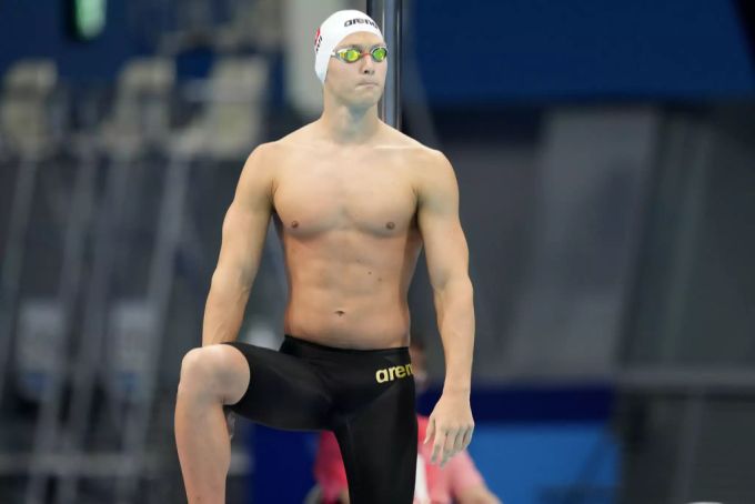 Antonio Djakovic überzeugt im Vorlauf an Olympia 2021. olympia
