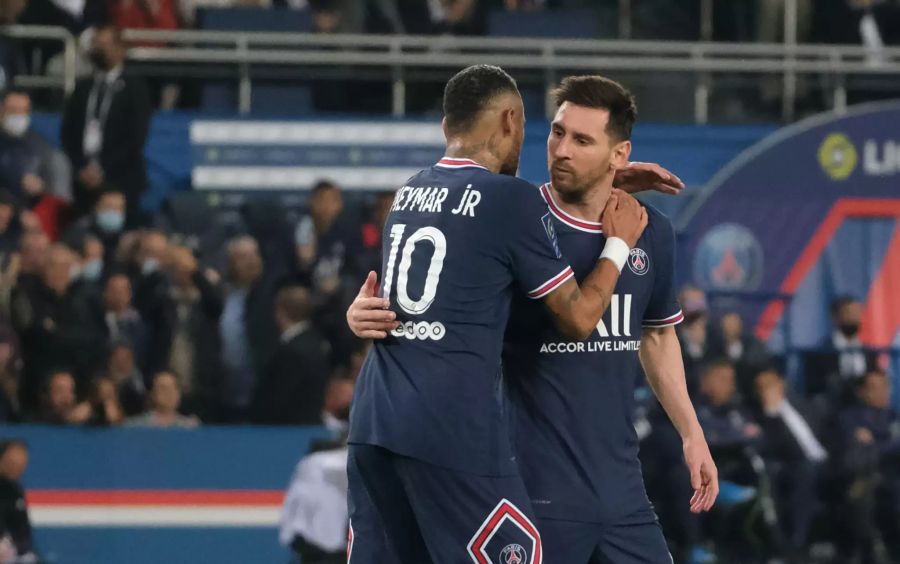 Lionel Messi Neymar PSG