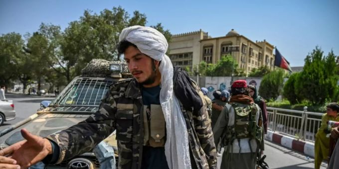 Taliban-Kämpfer in Kabul Taliban-Kämpfer in Kabul