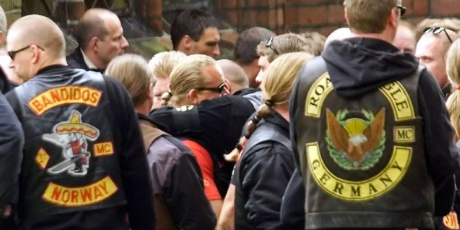 Bandidos-Mitglieder in Dänemark
