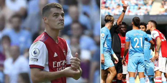 «Hirntod!» - TV-Experten und Fans gehen nach Frust-Rot auf Xhaka los