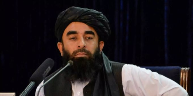 Taliban-Sprecher Sabihullah Mudschahid. Taliban Sabihullah