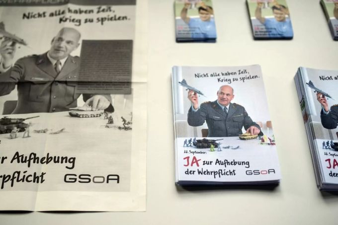 Schon 2013 versuchte die GSoA, die Wehrpflicht abzuschaffen, scheiterte jedoch. GSoA Wehrpflicht