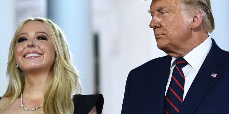 Tiffany und Donald Trump bei einem gemeinsamen Auftritt im Jahr 2019.