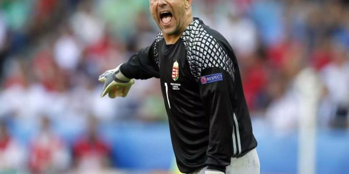 Ungarns Torwart-Legende Gabor Kiraly hat seine Karriere beendet. Foto: Robert Ghement/EPA Ungarns Torwart-Legende Gabor Kiraly hat seine Karriere beendet. Foto: Robert Ghement/EPA
