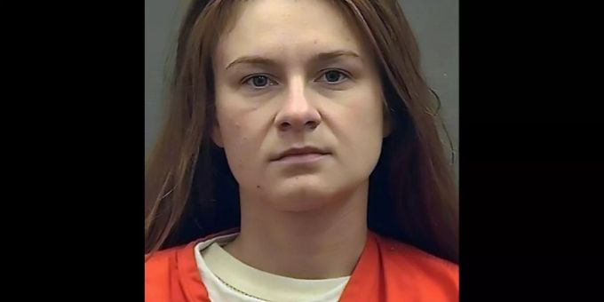 US-Polizeifoto von Maria Butina Maria Butina