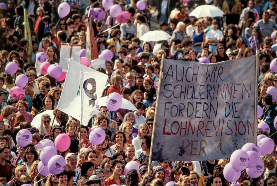 Der Frauenstreik gilt als einer der grössten Streiks in der Geschichte der Schweiz.